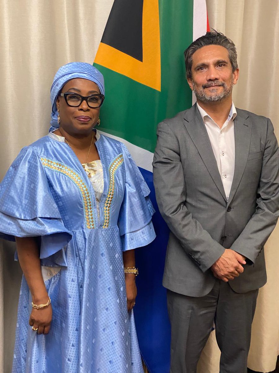 DuPretoria's tweet photo. Director General of DIRCO and his team also celebrated Ambassador Ndiaye https://t.co/jxcwZ3Oqe8
