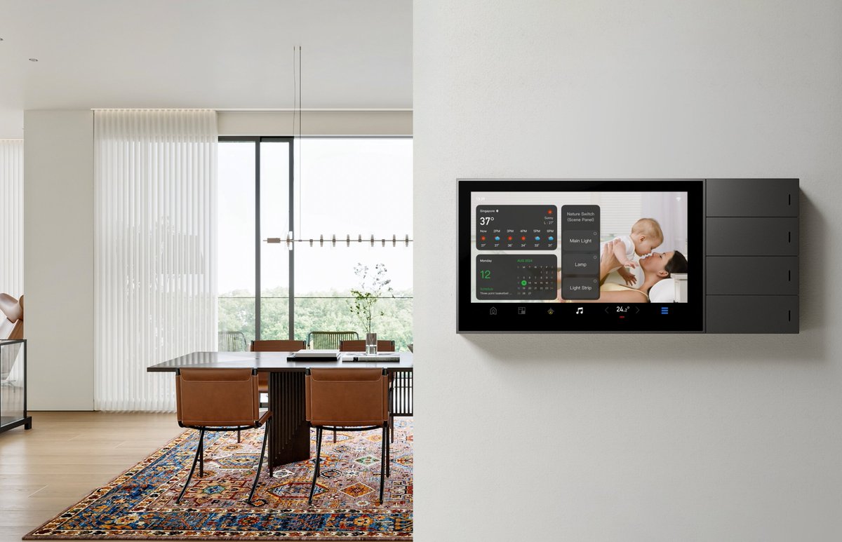 ilifesmarthome's tweet photo. An exciting new feature from Nature! Both Nature 7 Pro and Nature now support custom wallpapers! Update your system now to create your personalized panel~

#LifeSmart #NatureOS #Wallpaper #SmartHome #Nature #Nature7Pro https://t.co/WgKaERKy2m
