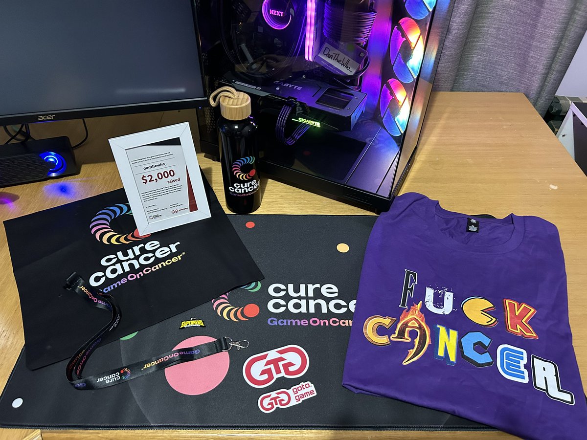 DanTheWho_'s tweet image. When a package comes from @goto.game and @gameon_cancer 

A massive thank you to all who donated to the Game on Cancer’s Superhero Streamers. It was an absolute pleasure streaming and all who donated made it worth while.

#gotogame #gameoncancer #streamer #thankyou #thankful
