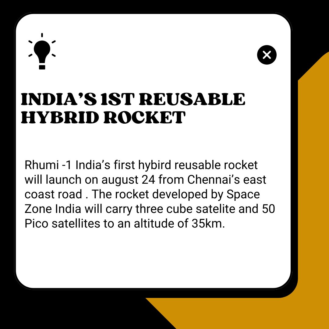 UnboxUniversal's tweet image. India’s 1ST REUSABLE hybrid rocket #FutureTech #IndiaRocket #ReusableTech