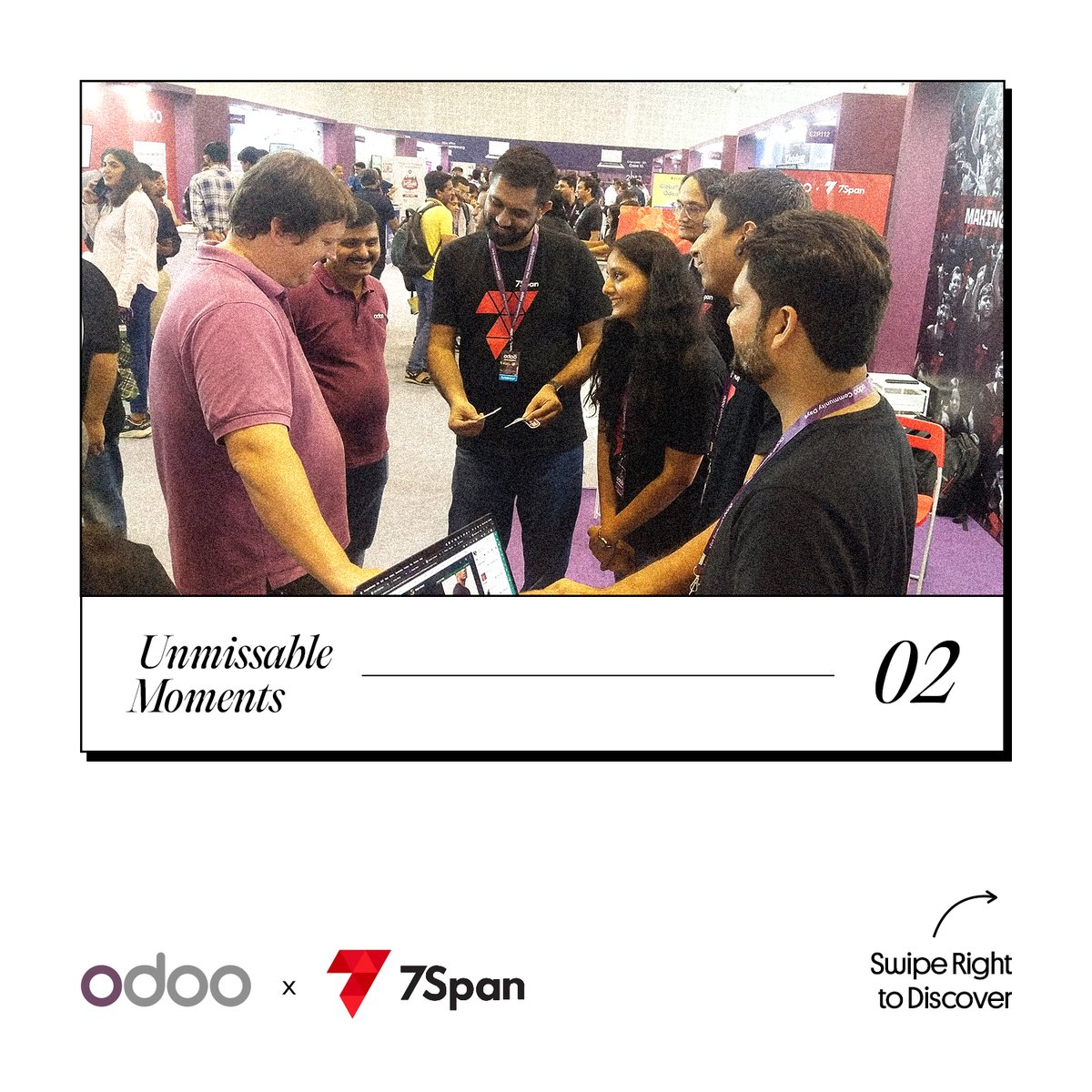 7SpanHQ's tweet photo. Un-missable Moments of Un-gothable Spartans! 😋 

#odoo #odoocommunitydaysindia #odoocommunitydays2024 #odoocommunity #odoodevelopers #odooexperts #techmeetup #gandhinagar @Odoo https://t.co/hq3SSsRkZU