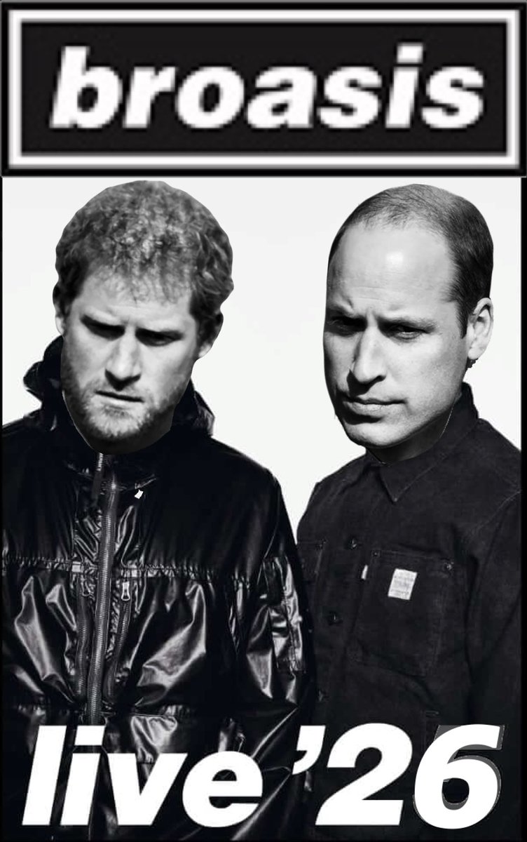 Right that’s one rift sorted… next?!
#oasis2025 #Oasis #oasisreunion <a href="/liamgallagher/">Liam Gallagher</a> <a href="/NoelGallagher/">Noel Gallagher</a> #RoyalFamily #PrinceHarry #PrinceWilliam