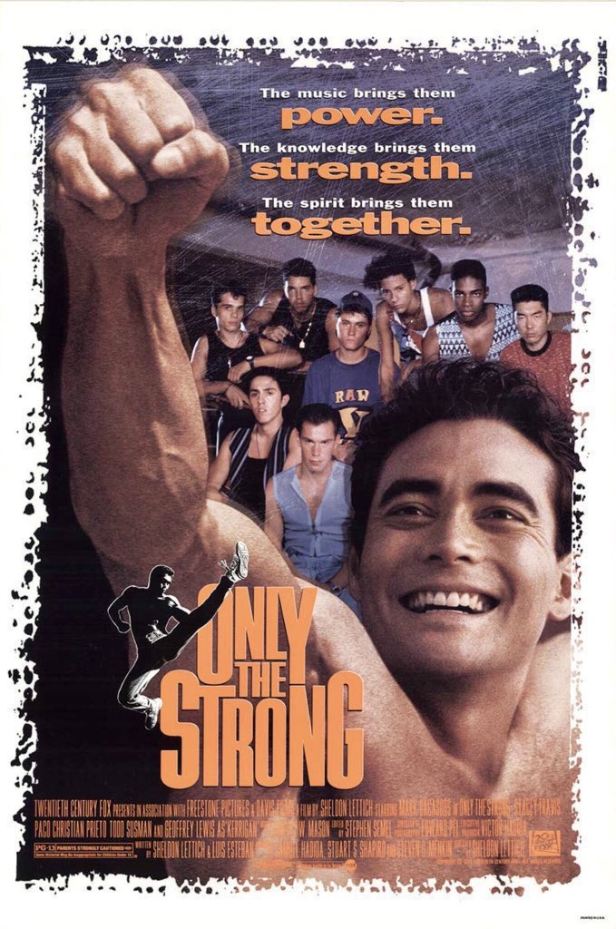 FilmNewsNos's tweet photo. 🎬MOVIE HISTORY: 31 years ago today, August 27, 1993, the movie ‘Only the Strong’ opened in theaters!

#MarkDacascos #StaceyTravis #PacoChristian #GeoffreyLewis #ToddSusman #JeffreyAndersonGunter #RichardCoca #RomanCardwell #RyanBollman #MellowManAce #SheldonLettich https://t.co/CUApW8cXDq