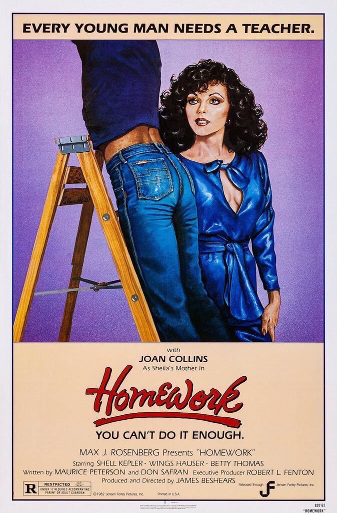 FilmNewsNos's tweet photo. 🎬MOVIE HISTORY: 42 years ago today, August 27, 1982, the movie ‘Homework’ opened in theaters!
#JoanCollins #ShellKepler #LeePurcell #CarrieSnodgress #WingsHauser #BettyThomas #JamesBeshears https://t.co/MxHmJnAZUQ