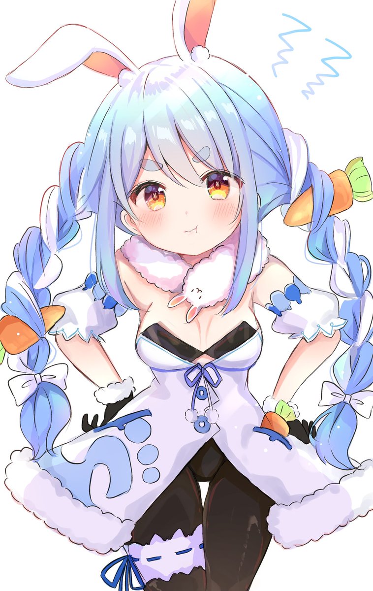 湊あくあ ,湊あくあ(通常) 「あくぺこ!いずれちゃんとあくぺこ描きたい」|楠（4月はイベントでやす！）のイラスト