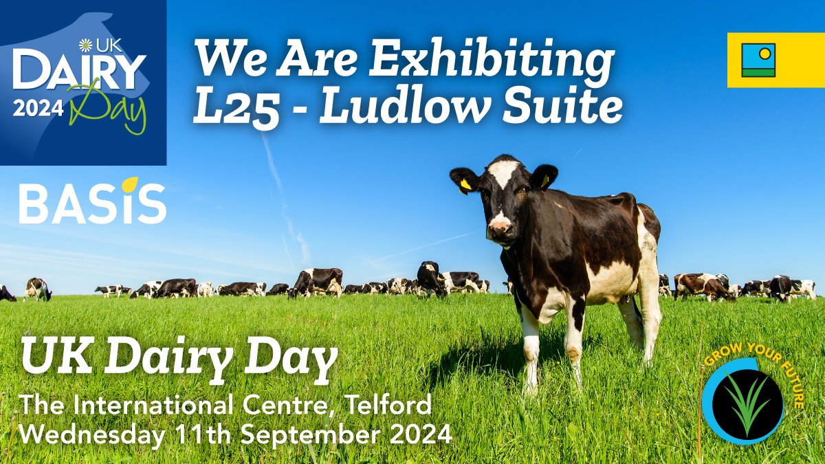 BarenbrugUK's tweet photo. 🐄 2 weeks to go until @UKDairyDay!

🌟Join us on 11th September 2024 at the Telford International Centre for the UK's top #dairy event.

🌟 Highlights: 
- Trade stands
- National Shows for Ayrshire, Brown Swiss, Holstein
- Industry Panels, Seminars, Breed Village, and more
- Plus collect your @BASISRegLtd points from the event 

📍Visit us at Stand L25 in the Ludlow Suite to meet our #agriculture team and explore UK-bred products. Get expert advice on #grassland and #regenerative agriculture.

We can't wait to see you there! 🤝 
Details: https://t.co/J6DqGMVM57

#UKDairyDay2024 #DairyIndustry #GrowYourFutureWithGrass #UKGrassExperts
