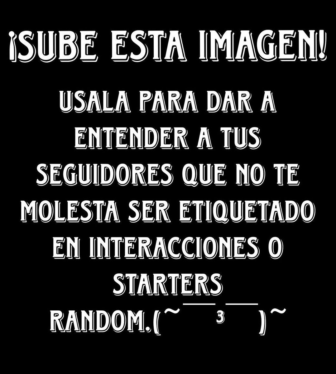 Solo para mutuals (perosnas que me siguen y sigo)