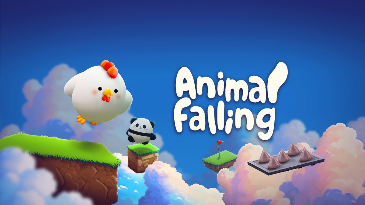 Animal falling is a multiplayer party game featuring cartoon animals in ball form, in a platform race filled with strategic obstacles &amp; traps to hinder opponents. 

awards.belgiangames.be/game/animal-fa…