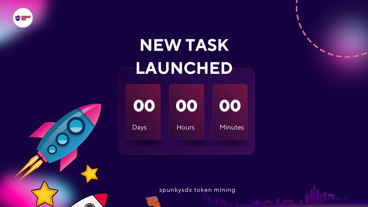 spunkysdx's tweet image. More task, more spunky points

GM Spunkians.
$SSDX