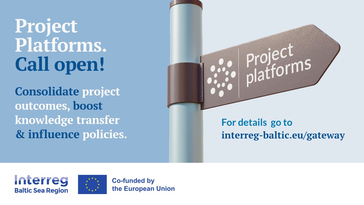 The call for project platform is open 🌍

Capitalise on your project outcomes and join forces with other projects to boost knowledge transfer and influence policies!💡

ℹ️ Learn more about the call and how to apply: interreg-baltic.eu/gateway/calls/  

#interreg #balticsearegion <a href="/EUSBSR/">EUSBSR</a>