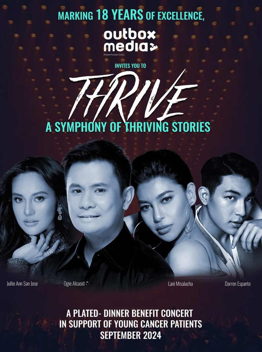OgiesMinionsOfc's tweet photo. This September, OutboxMedia turns 18, and we’re honoring this milestone with a concert to benefit pediatric cancer patients. This cause is especially close to our hearts as we also celebrate the Taberna family’s courageous thriumpant battle against cancer. 

(1/3) https://t.co/Hfz2vLWLy7
