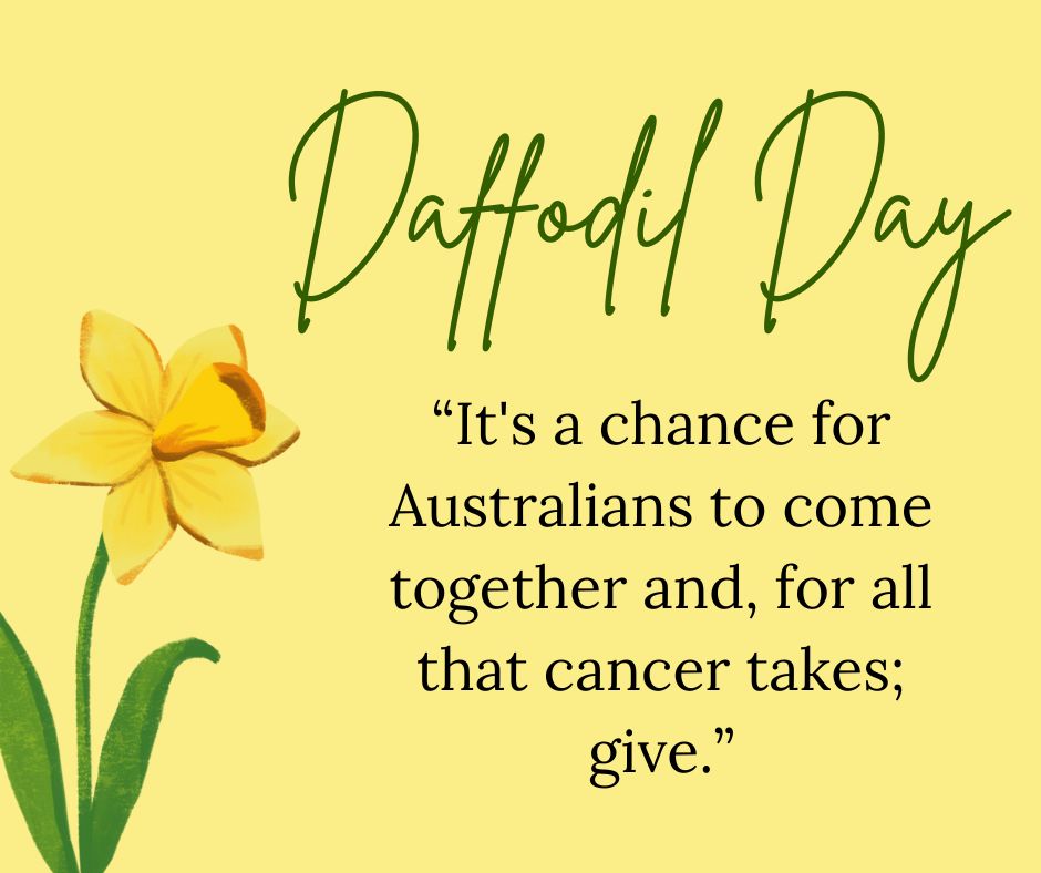 It's not too late to donate to #daffodilday to show your support to cancer research. In 2023 a whopping $2.5 million was raised by Australians towards life saving cancer research. Let's help reach that target this year! Head to daffodilday.com.au to donate.