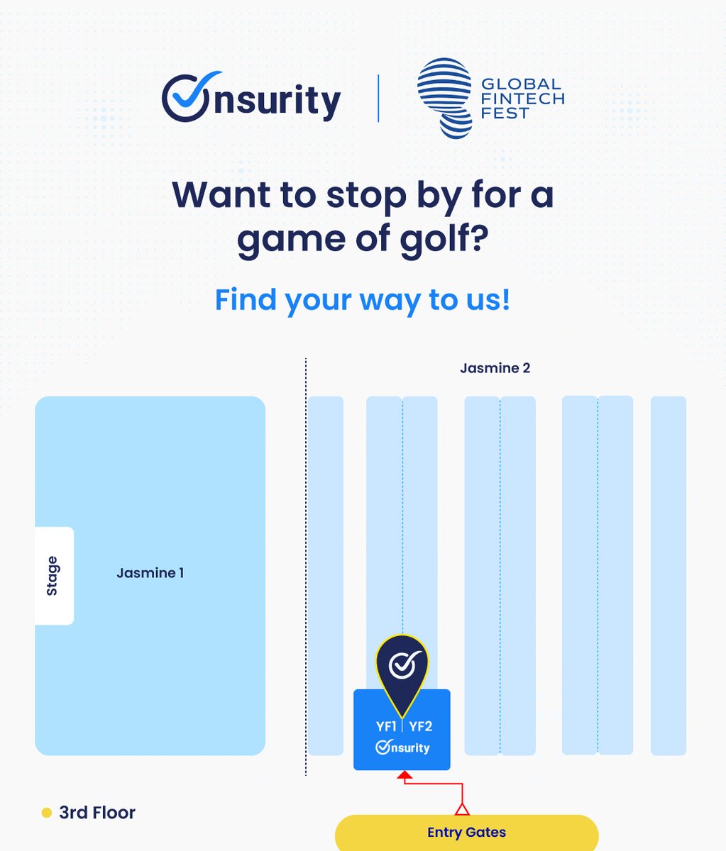 Onsurity (@onsurity) on Twitter photo If you're at the <a href="/GffFintechfest/">Global Fintech Fest</a> don't get lost in the crowd — even if it means being a part-time map expert! 😎
In case you're tired of all the Fintech talk, swing by our mini golf area and pick up a gift or two ⛳
<a href="/NowEntrepreneur/">Kulin Shah</a> <a href="/Yogeshactuary/">Yogesh</a> <a href="/skagalwalla/">SAMAR</a>
#GFF2024 If you're at the <a href="/GffFintechfest/">Global Fintech Fest</a> don't get lost in the crowd — even if it means being a part-time map expert! 😎
In case you're tired of all the Fintech talk, swing by our mini golf area and pick up a gift or two ⛳
<a href="/NowEntrepreneur/">Kulin Shah</a> <a href="/Yogeshactuary/">Yogesh</a> <a href="/skagalwalla/">SAMAR</a>
#GFF2024