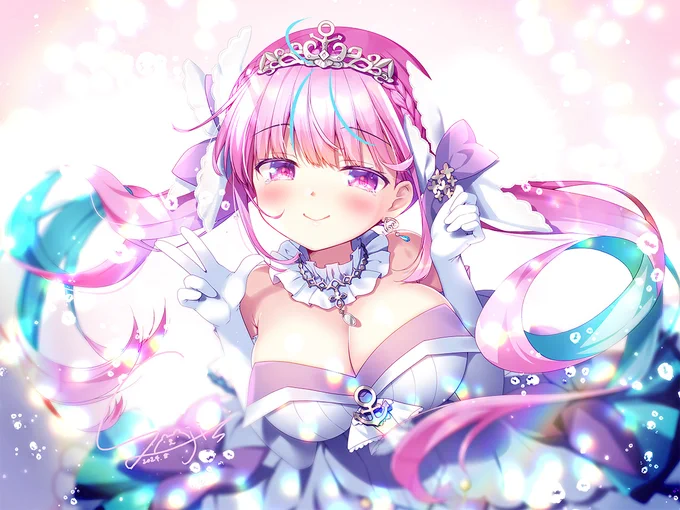 たくさんのありがとうと、いってらっしゃい!#あくあーと #湊あくあ 