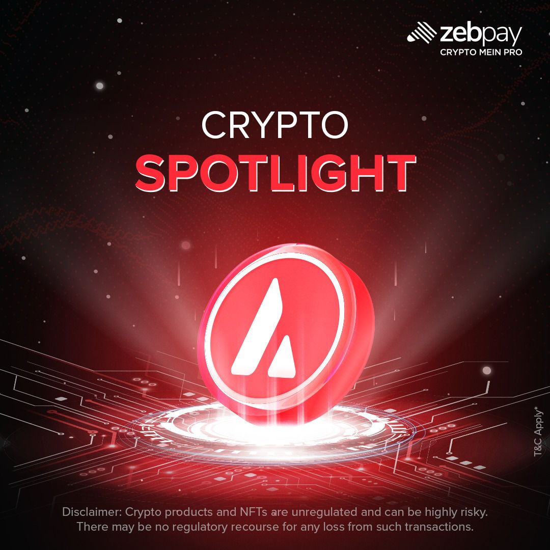 zebpay's tweet photo. All eyes on @avax! ⚡

This blazing-fast blockchain is stealing the spotlight with its security, ecosystem and lightning-fast transactions. 🪙📈

Read more in this detailed blog: https://t.co/ECQTc7I1hx

#CryptoMeinPro #ZebPay #AVAXNetwork #AvalancheBlockchain #Avalanche @AvaLabs https://t.co/3P5BXJCD72