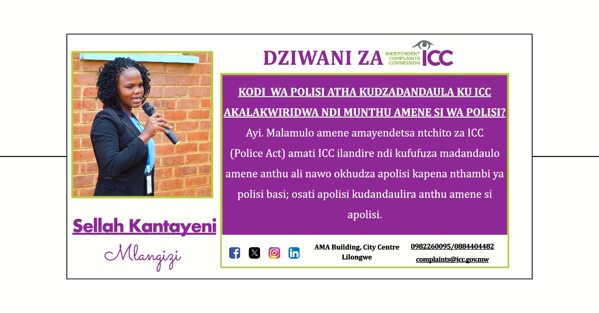 ICC_Malawi's tweet photo. Lero mu #dziwanizaicc https://t.co/NxblKQQHGM