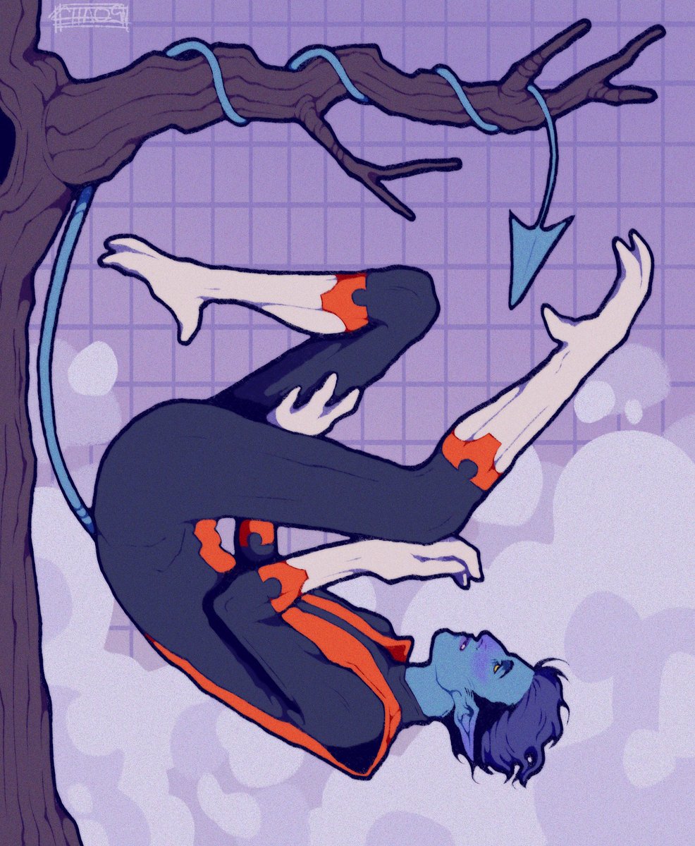 My fav blue devil like person
Hanging 
#nightcrawler #xmen #kurtwagner