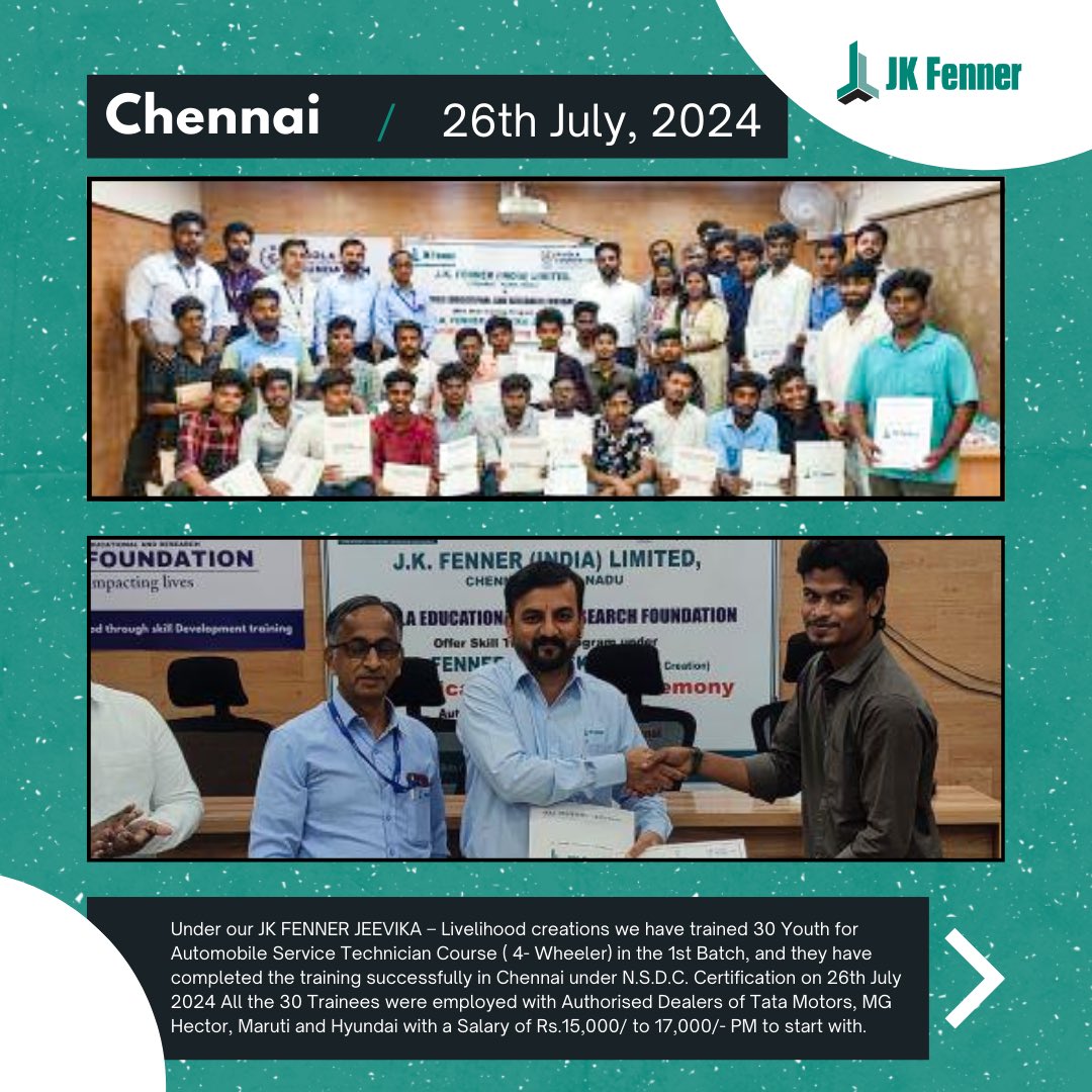 jkfenner's tweet photo. At JK Fenner, we believe in making a difference, and this month, our team came together to contribute to our communities through various CSR activities.
#CSR #JKFenner #JKEvolve #CommunityImpact #Sustainability #CorporateResponsibility #MakingADifference #BetterTomorrow https://t.co/NRFnAnUh9A