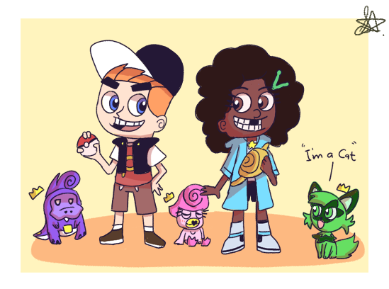 KaileyKings's tweet photo. FOP A New Wish x Pokemon Horizons. Hope you like it. #FairlyOddParentsANewWish #fanart #FOPANewWish #crossover #FairlyOddParents #devdimmadome #hazelwells #cosmoandwanda #peri  #digitalart #fairlyoddparentsfanart https://t.co/L9uoVqpGQI
