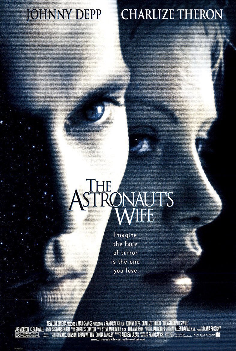 FilmNewsNos's tweet photo. 🎬MOVIE HISTORY: 25 years ago today, August 27, 1999, the movie ‘The Astronaut’s Wife’ opened in theaters!
#JohnnyDepp #CharlizeTheron #JoeMorton #CleaDuVall #DonnaMurphy #NickCassavetes #SamanthaEggar #GaryGrubbs #BlairBrown #TomNoonan #TomOBrien #LucyLin https://t.co/p2EJZlplfl