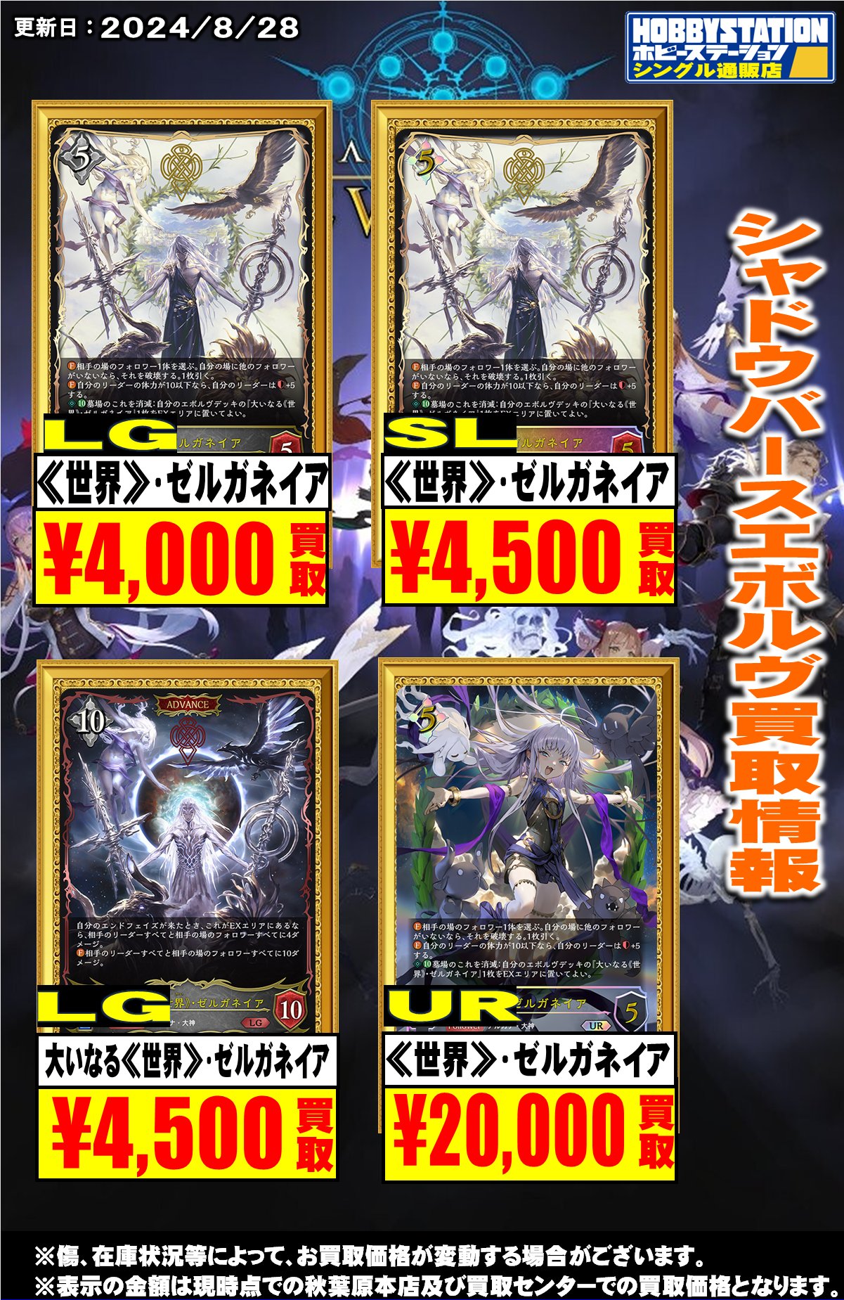 世界 ゼルガネイア 紛らわしい UR