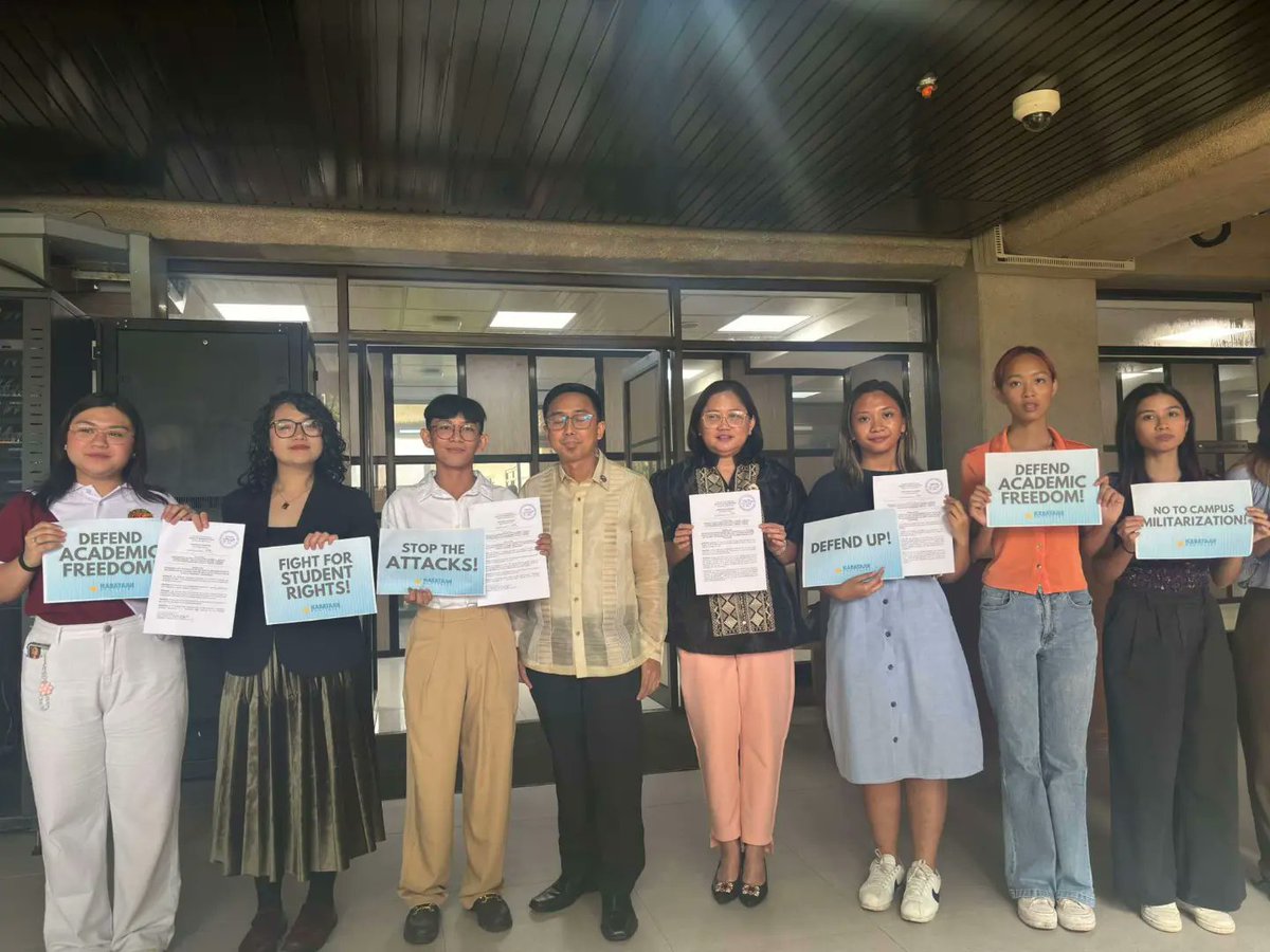CCLasallians's tweet photo. Read: https://t.co/qWh5jns8qu

#UpholdAcademicFreedom
#HandsOffPaoloTarra https://t.co/bGMi8sJFk6