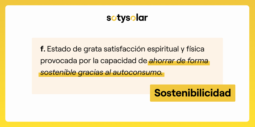 ¿Conoces esa sensación de satisfacción que te invade cuando ahorras de forma sostenible?💛

Si todavía no lo has sentido, ¡ahora es el momento!☀️

Súmate a <a href="/SotySolar/">SotySolar</a> y a la energía limpia y podrás disfrutar de la sostenibilicidad, una sensación única.🤝