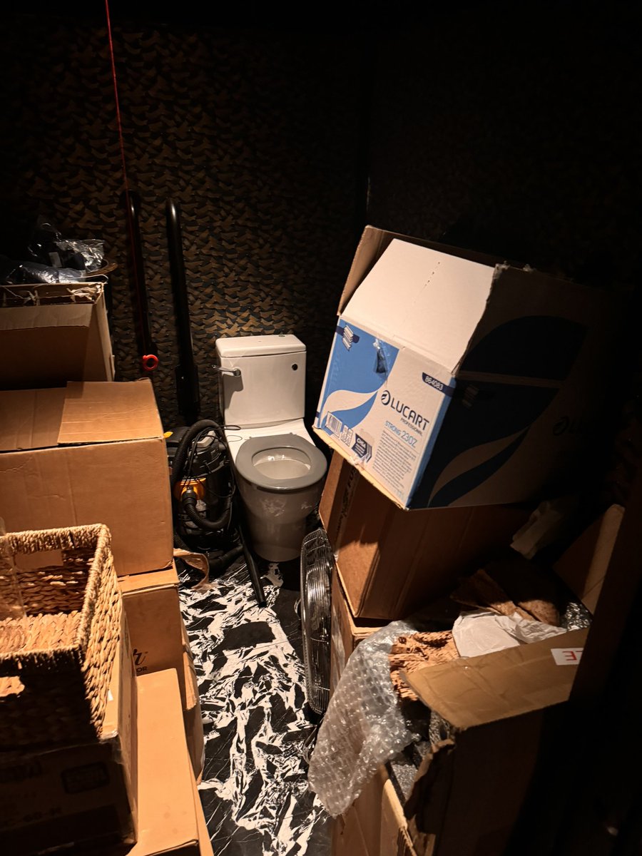 stomababe's tweet image. The worst one yet… this is the disabled toilet in @koynlondon last night.
When I asked them about it, they said, “It’s not the disabled toilet; it’s a storage cupboard”.
I then asked them to show me where the disabled toilet was.
They responded, “Uhhh, well, we can clear it…