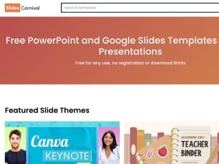 foldaily's tweet photo. Scelto oggi:  SlidesCarnival: SlidesCarnival è una piattaforma online che offre una vasta gamma di modelli gratuiti per presentazioni, utilizzabili con Google Slides e PowerPoint. Il sito si distingue per la sua ampia selezione di template dal design… https://t.co/LNdUd1Oq10 https://t.co/5xWbs0888z