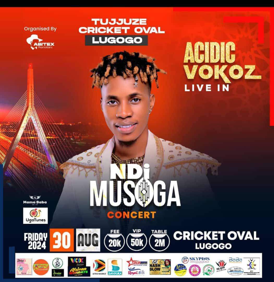 Baba TV Uganda (@babatvuganda) on Twitter photo Join us for an epic night at the Ndi Musoga Concert on 30th August 2024 at the Cricket Oval, Lugogo!
Let's celebrate our incredible Busoga talent together! Bring your friends and family, and show your pride! Don't miss out on this unforgettable experience!
<a href="/KingNadiopeIV/">Kyabazinga of Busoga</a> #Babatv Join us for an epic night at the Ndi Musoga Concert on 30th August 2024 at the Cricket Oval, Lugogo!
Let's celebrate our incredible Busoga talent together! Bring your friends and family, and show your pride! Don't miss out on this unforgettable experience!
<a href="/KingNadiopeIV/">Kyabazinga of Busoga</a> #Babatv