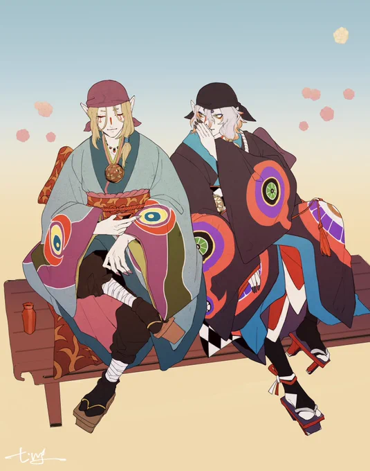 ひそひそ  #モノノ怪_FA