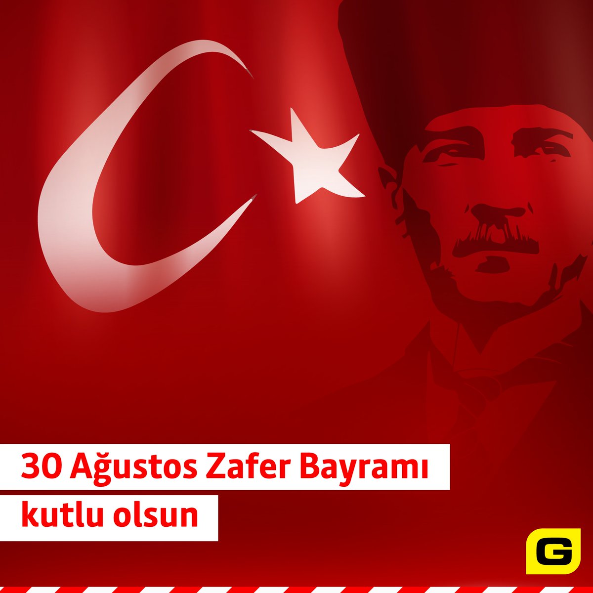 30 Ağustos Zafer Bayramı kutlu olsun.