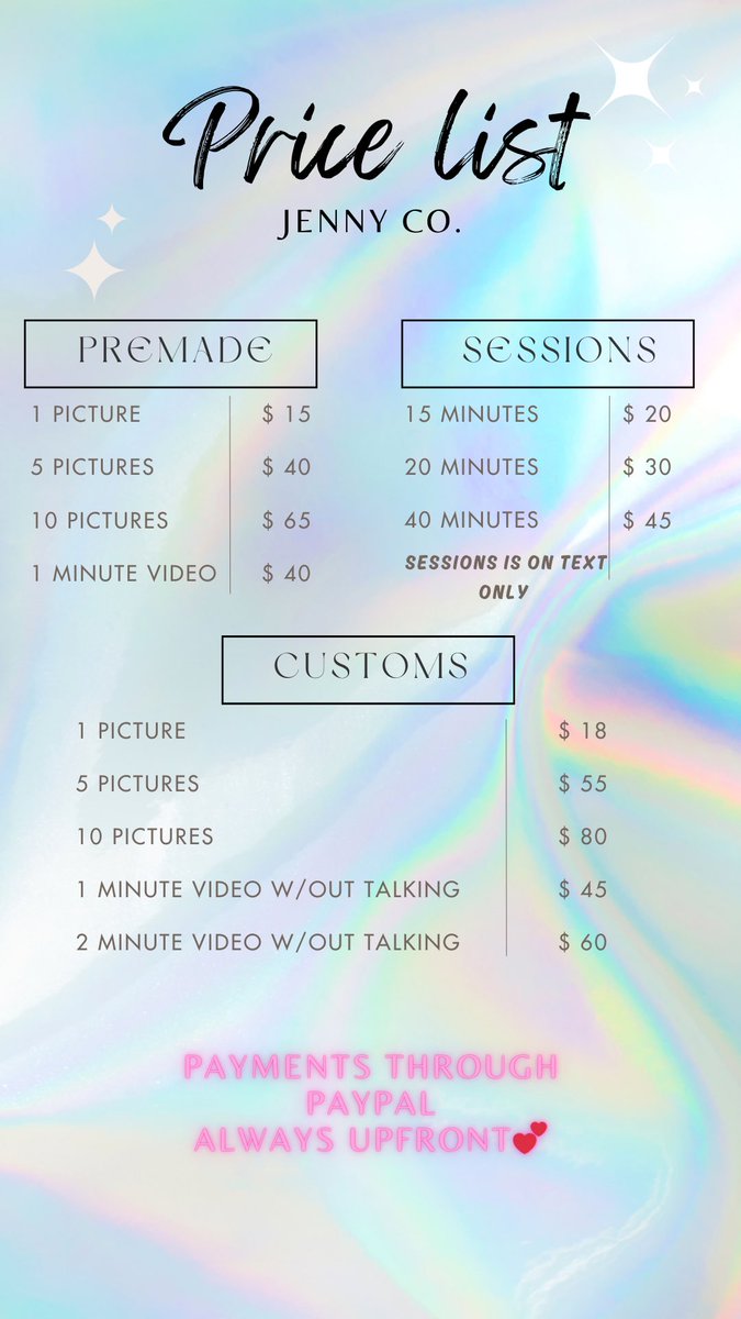twinkletoeBS's tweet photo. Here’s our Price list 💕🤭 Dm if you’re interested💋 #BuyFeet https://t.co/AnyGYZ9iT8