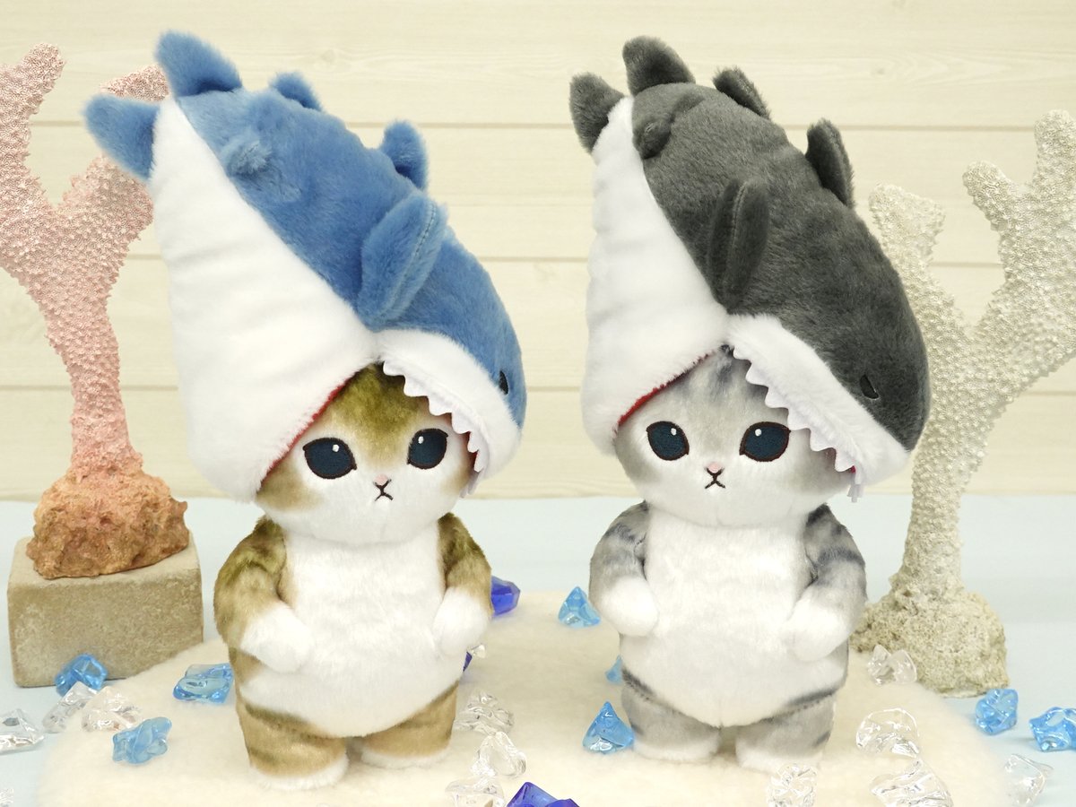 新グッズ お知らせ】 「ぽてたまぬいぐるみ #mofusand」 （噛みつき