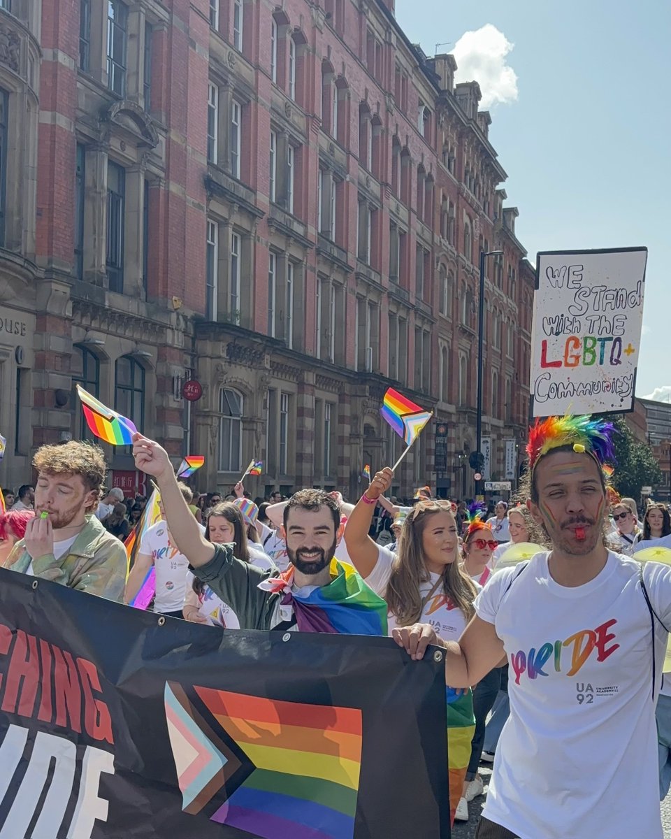 UA92MCR's tweet photo. We had SO much fun marching at Manchester Pride at the weekend 🏳️‍🌈❤️

#manchesterpride https://t.co/q5XDwbp17O
