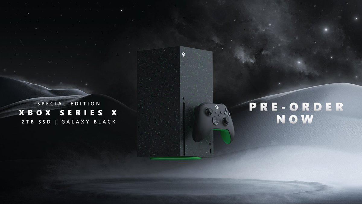 Pre-order the Special Edition Xbox Series X 2TB SSD | Galaxy Black: xbx.lv/4dVjGhS
