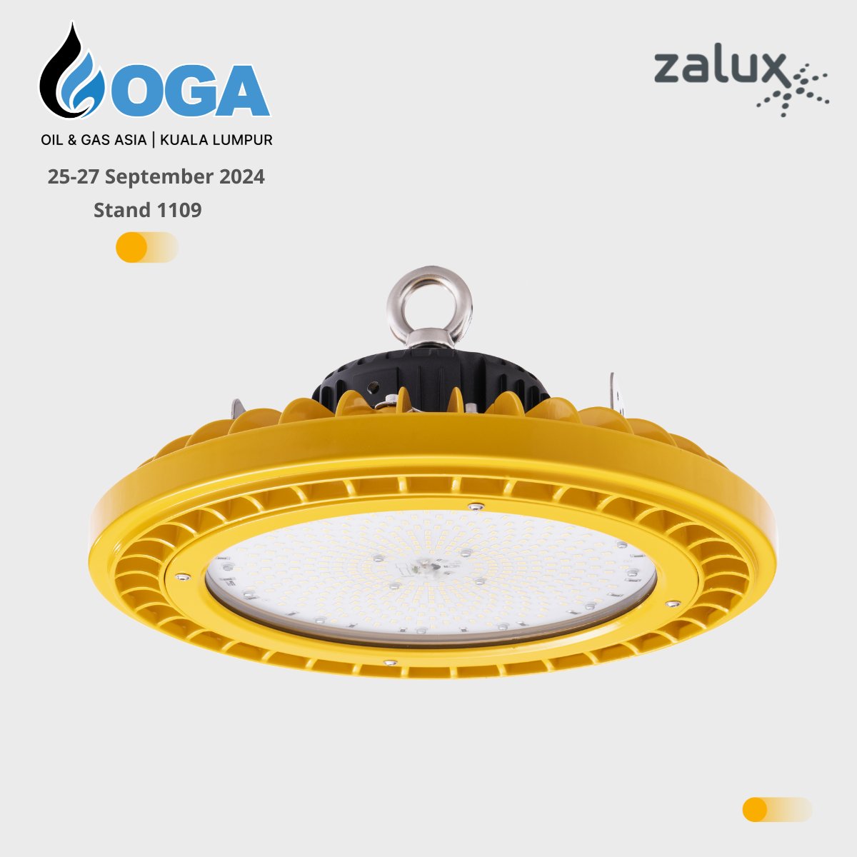 🟠 From September 25, we will participate in #OGA, where we will present the new generation of our high-rise luminaire:
OREx G2, focused on innovation, safety and sustainability, and marking a new milestone in hazardous area lighting solutions.

Visit us at booth 1109!