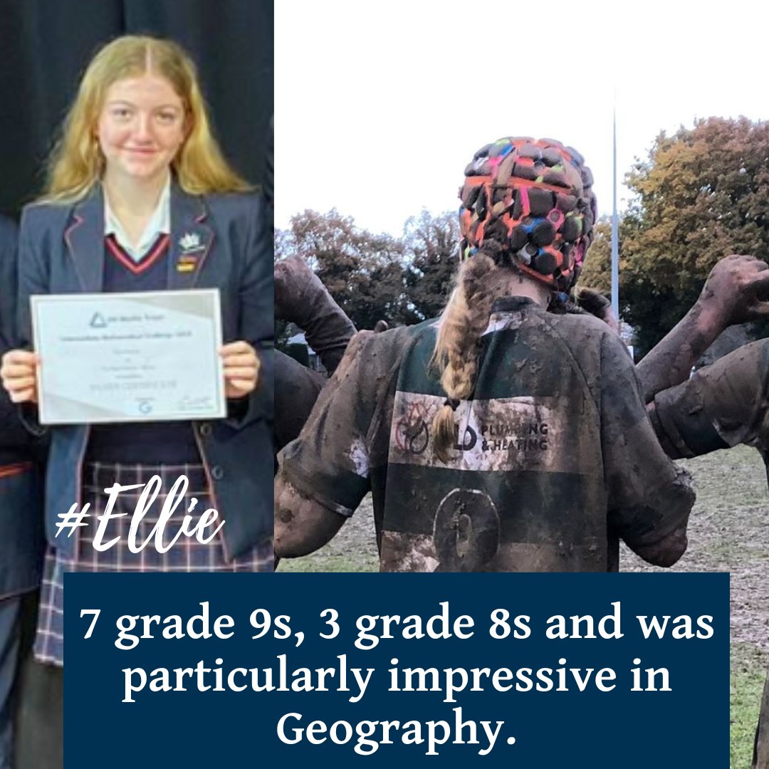 #AllRounder #Ellie joined The Royal School in Year 9. During the last three years Ellie has made valuable contributions to the school and triumphed as a county rugby player.
Read the full story - royal-school.org/latest-news-ev…
#TheRoyalSchool #GCSESuccess #FutureReady