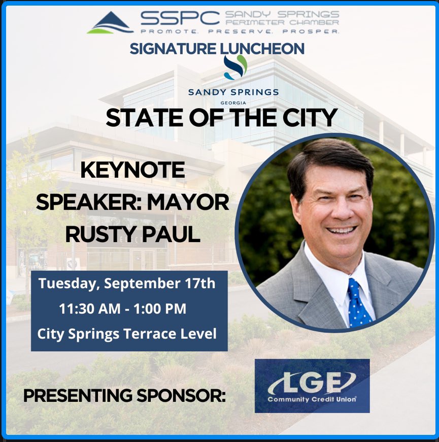 Register for Sandy Springs “State of the City”
…ness.sandyspringsperimeterchamber.com/events/details…