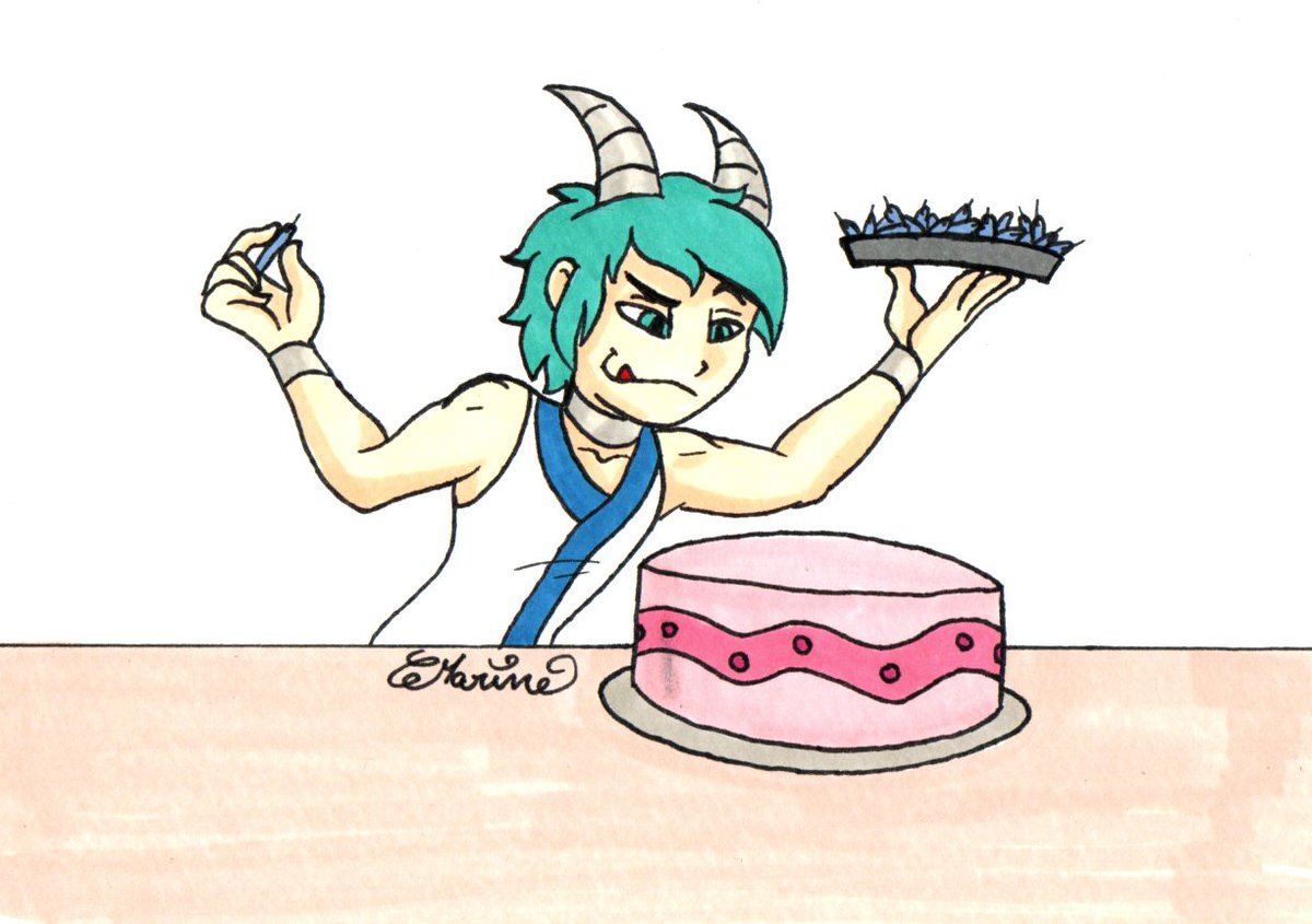LeCourtis's tweet photo. I'm a little late but anyway... I'm celebrating my birthday! I'm a year older! Cyanrac exaggerated a little on the candles but hey I don't blame him
#art #oc #fanart #draw #drawings #wolfart #wolffanart #dragonoc #dragonfanart #artdragon #dragonhuman #wolfhuman #mybirthday https://t.co/LSHDqzEwcz