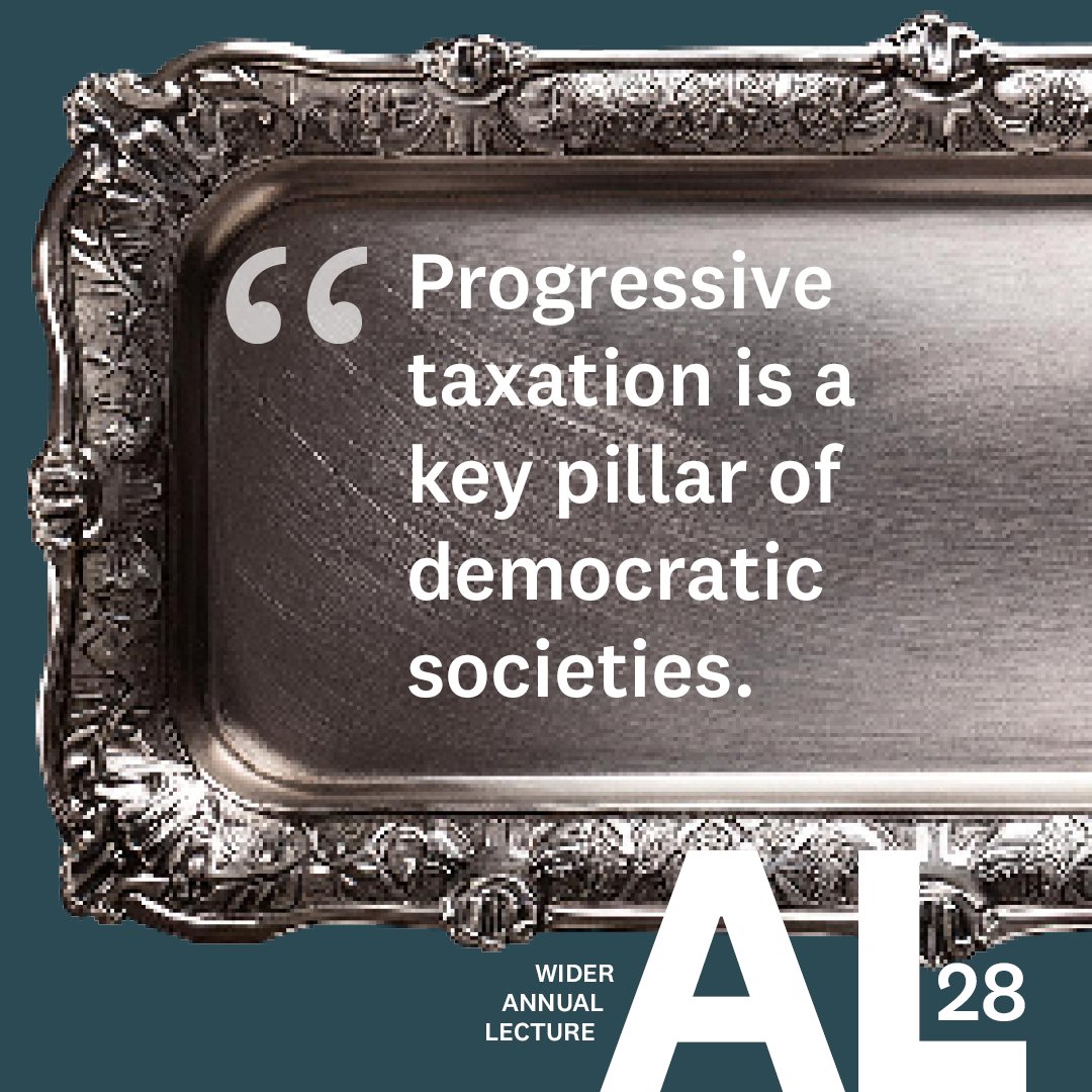 UNUWIDER's tweet photo. Join us for the WIDER Annual Lecture!
On September 4, esteemed economist Gabriel Zucman will explore how a 2% wealth tax on the ultra-rich could reduce global inequality and support vital social and environmental initiatives. Donโt miss this! https://t.co/gxl6qT4xCr
#AL28 https://t.co/uqdFd06Cmy
