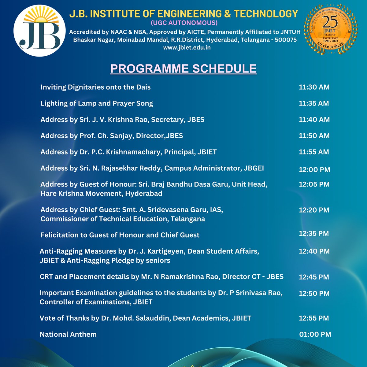J.B. Institute of Engineering & Technology (@CollegeJbiet) / Posts / X