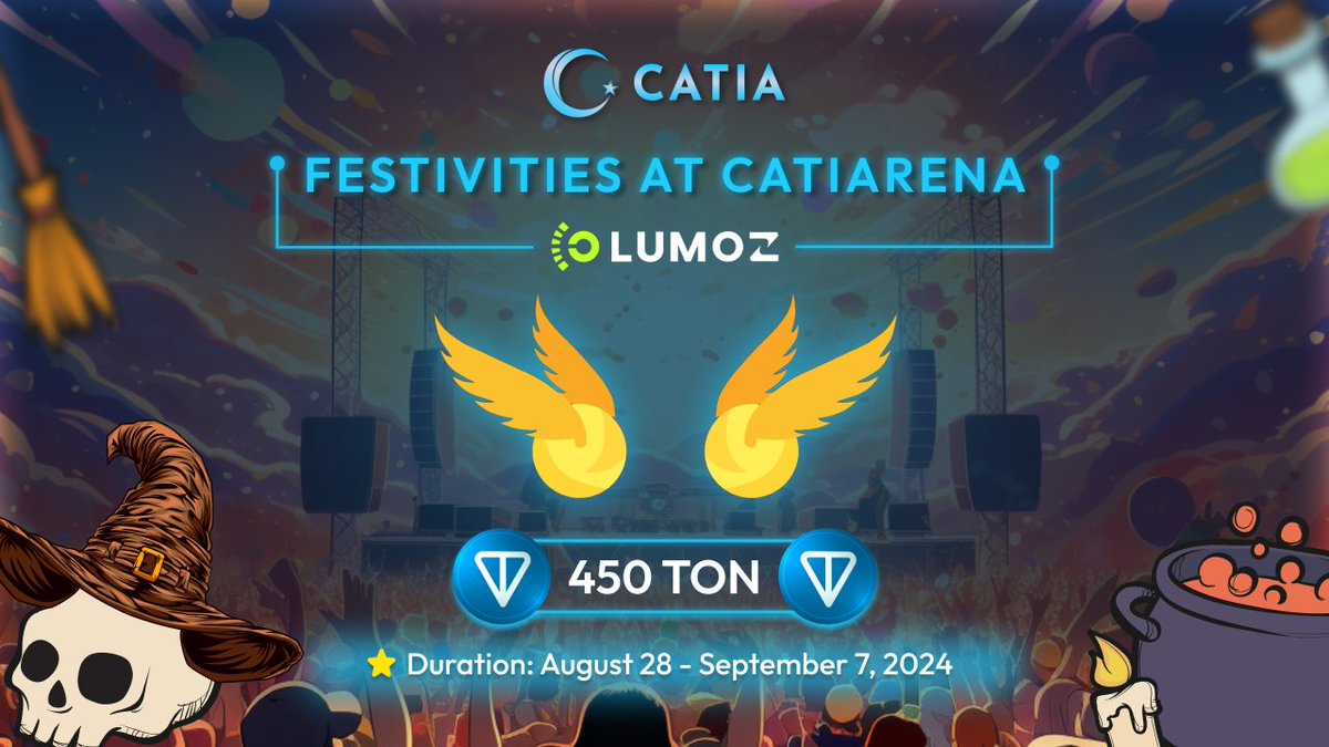 Catia (@wearecatia) on Twitter photo ๐ช๐ชLUMOZ QUIDDITCH MATCHING CHALLENGE - UNLOCK GOLDEN SNITCHES SUPREMACYโจ
Calling all Lumoz Wizards and Witches to join an exclusive event on Catiarena ๐งโโ๏ธ๐ง๐ปโโ๏ธ
Spread magic here: t.me/catia_gamebot/โฆ
๐ฎ๐ฎRules
โช๏ธAnswer quiz correctly and climb Leaderboard
โช๏ธFor each 50K ๐ช๐ชLUMOZ QUIDDITCH MATCHING CHALLENGE - UNLOCK GOLDEN SNITCHES SUPREMACYโจ
Calling all Lumoz Wizards and Witches to join an exclusive event on Catiarena ๐งโโ๏ธ๐ง๐ปโโ๏ธ
Spread magic here: t.me/catia_gamebot/โฆ
๐ฎ๐ฎRules
โช๏ธAnswer quiz correctly and climb Leaderboard
โช๏ธFor each 50K