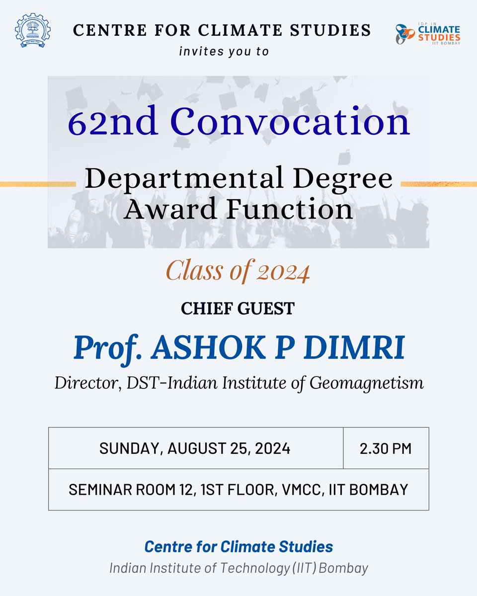 Centre for Climate Studies, IIT Bombay tweet media