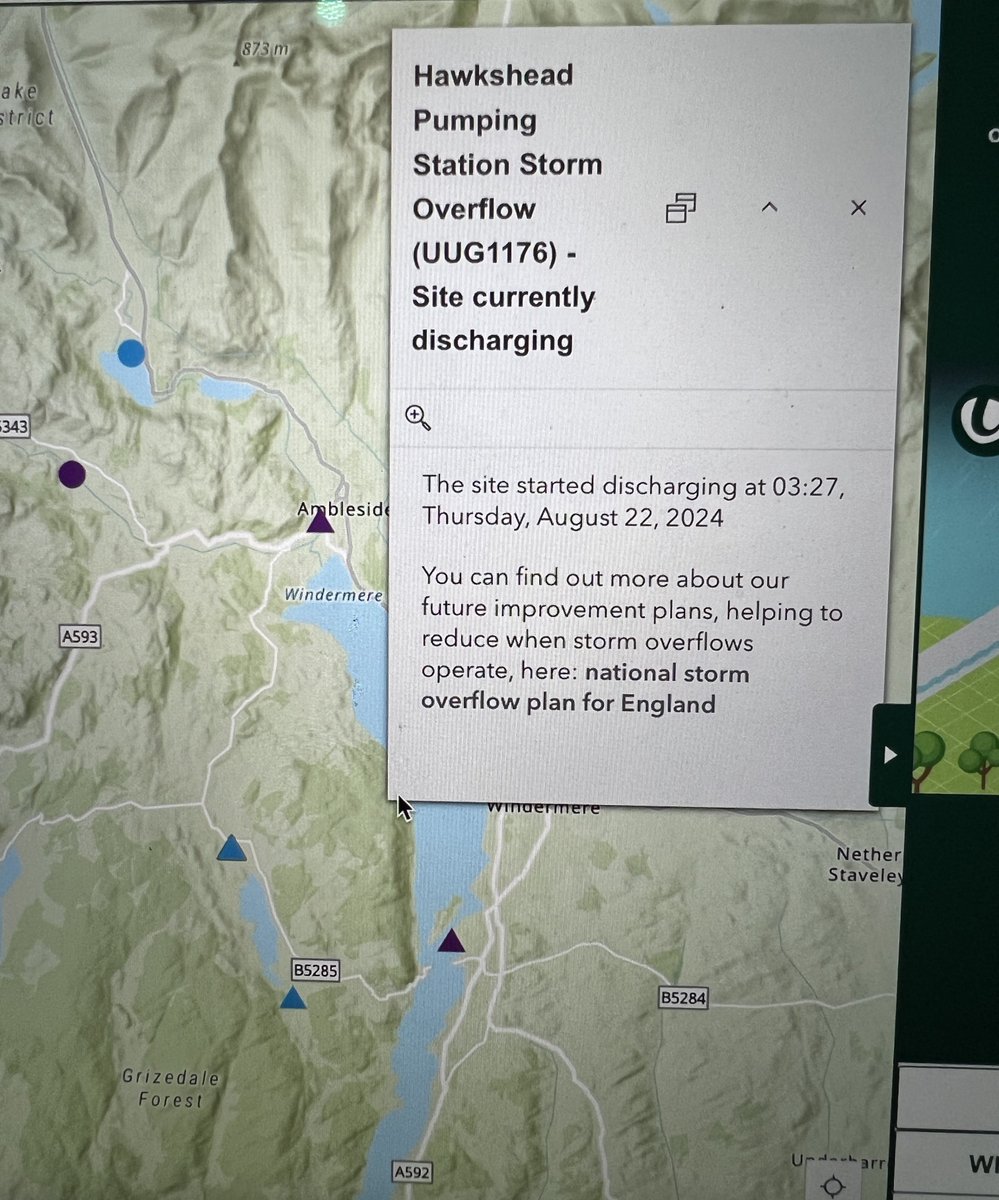MattStaniek's tweet photo. Hawkshead Pumping Station and Near Sawrey wastewater treatment works have been discharging untreated sewage into a Site of Special Scientific Interest since the early hours of THURSDAY morning.

Shouldn’t such a significant water body be protected from this exploitation @NaturalEngland @TonyJuniper ?

https://t.co/Z8svuQkFOO

@Feargal_Sharkey @ProfBrianCox @carolvorders @ChrisGPackham