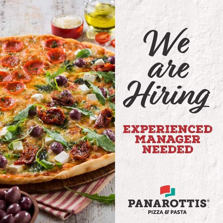 CarolBoitumelo1's tweet photo. Panarottis is hiring a Experienced Manager in Klerksdorp. 

 Please e-mail your CV to klerksdorp@panarottis.co.za to apply. 😉💪 #WeAreHiring #ManagerNeeded #PanarottisKlerksdorp https://t.co/7ycSp7KOan