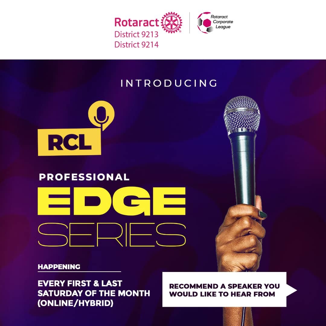 RotaractLeague's tweet photo. Exciting news, Rotaractors! 🎉 

The #RCLI introduces the Professional Edge Series! 🚀 

This initiative offers valuable insights &amp; mentorship from esteemed experts. Help us tailor it to your needs by taking this quick survey: https://t.co/6Q3uDsqUcn 

 #RotaractUgLeague https://t.co/JYLRc6Gu4k