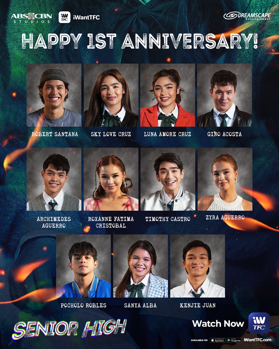 ofc_iwant's tweet photo. HAPPY 1ST ANNIVERSARY to the hit drama-mystery series, #SENIORHIGH! π Time for a rewatch at balikan ang mga paborito mong ganap sa Northford High!
Watch the full episodes now on iWantTFC! https://t.co/GqnfpNN9Zf
@DreamscapePH https://t.co/o6SBI4Sf67