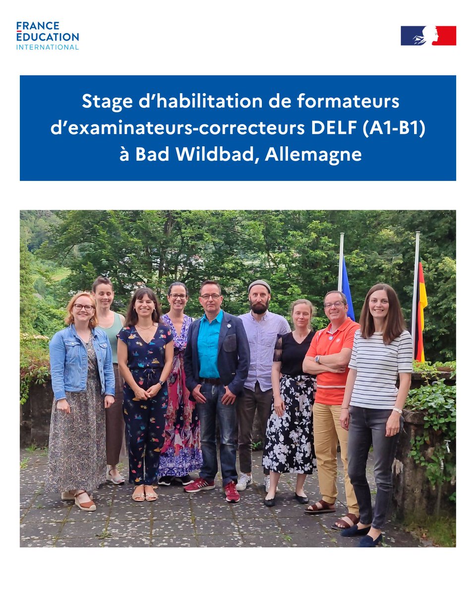 🌎 Retour sur un nouveau stage d’habilitation qui a eu lieu à Zentrum für Schulqualität und Lehrerbildung (ZSL) de Bad Wildbad à Bade-Wurtenberg, Allemagne, animé par notre experte Stéphanie ALLEMAND, ingénieure pédagogique du département évaluation et certifications.