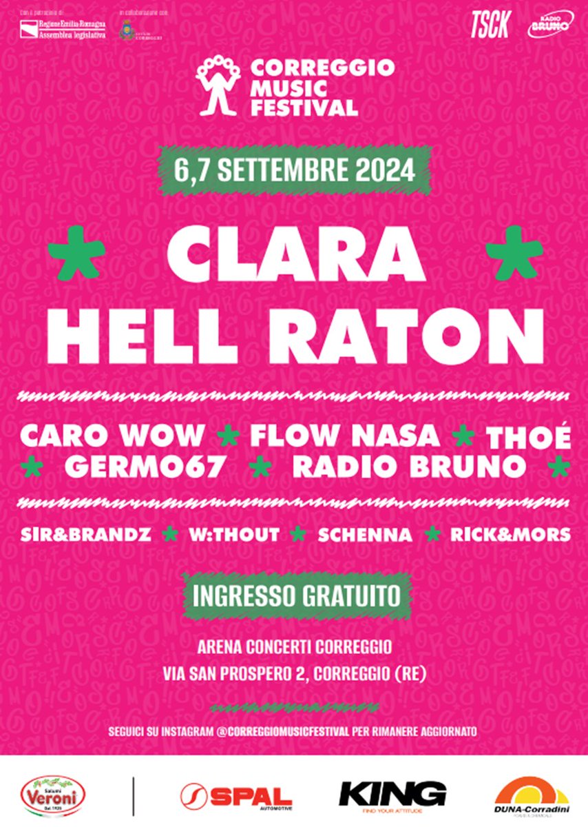 DUNACorradini's tweet photo. Il Gruppo DUNA con Correggio Music Festival 2024, l’evento per i giovani, la musica, i talenti
@ correggiomusicfestival
# correggiomusicfestival #correggio #territorio #musica #giovani #artisti https://t.co/TXWPlz7rKm